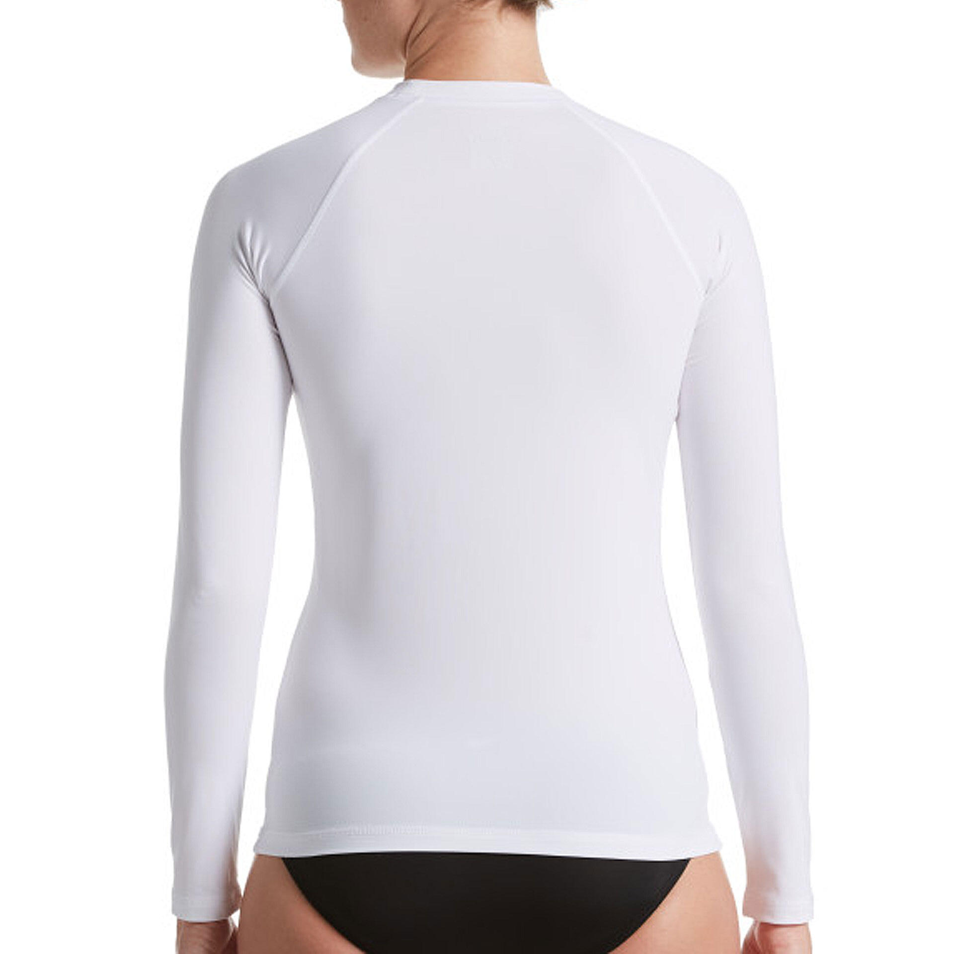 Nike solid long sleeve hydroguard sale