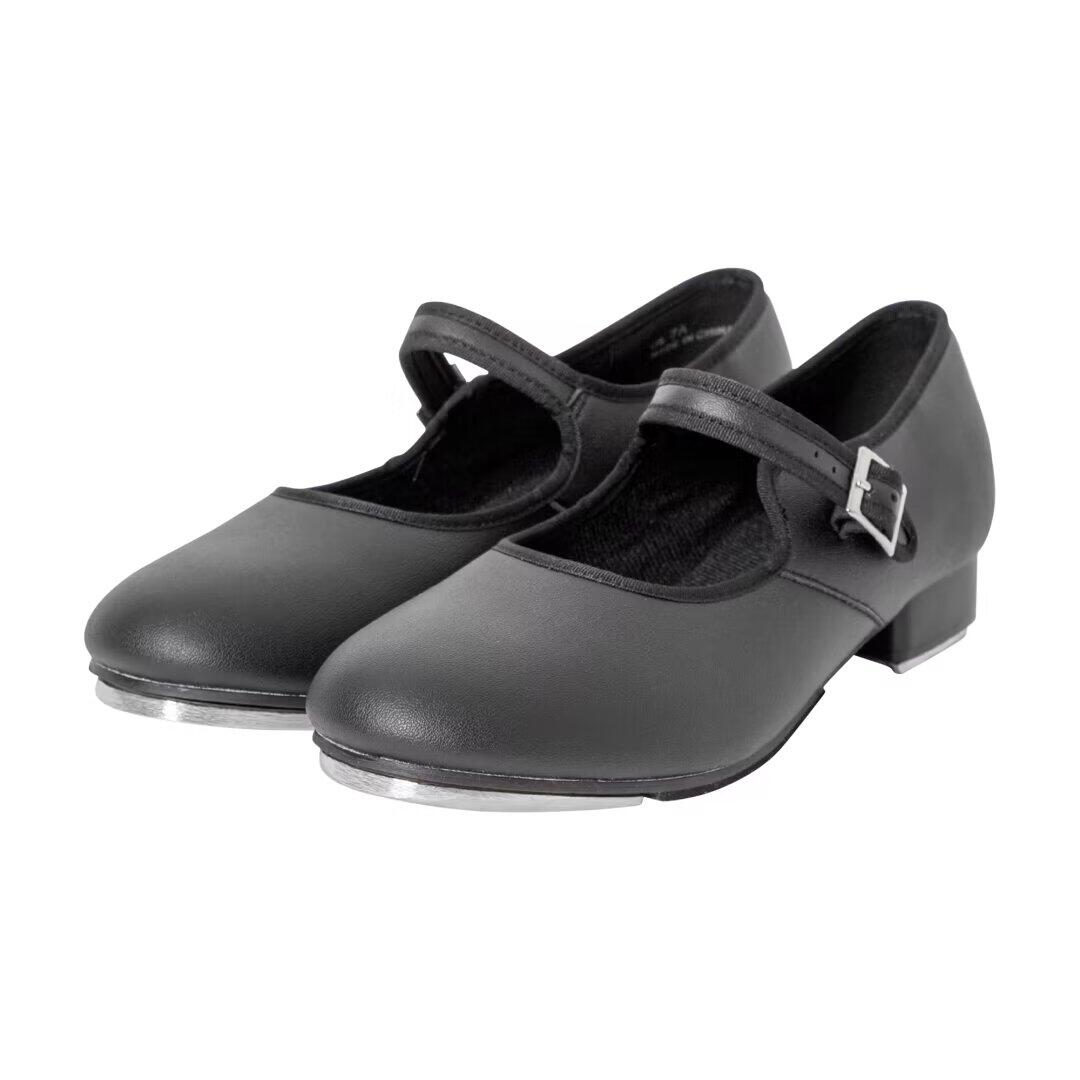 PU Leather Easy Strap Tap Shoe Dance Shoes