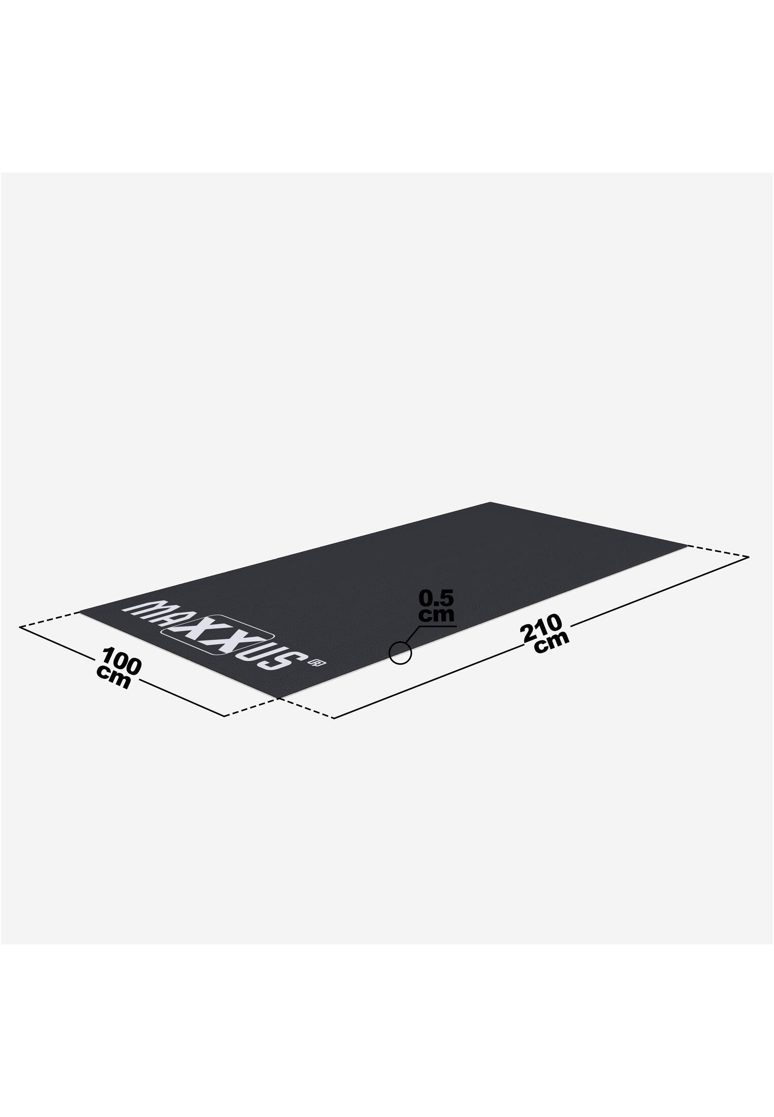 Tapis De Protection HAPBEAR Pour équipements De Fitness – 152x76 Cm, épais 6 Mm, Antidérapant, Imperméable