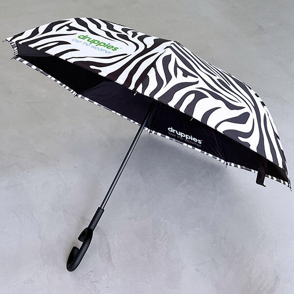 Druppies - Druppies Parapluie Druppies Regenschirm Zebra - Parapluie - Gris - Taille Unique - Decathlon