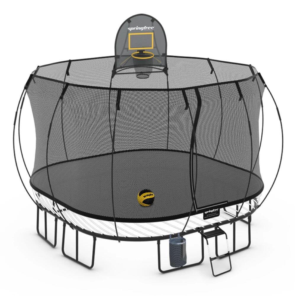 Springfree Large Square Trampoline 11 ft - Sports Accessory Bundle