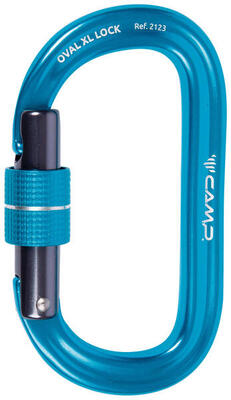 Moschettone Arrampicata Oval Xl Lock 20Mm