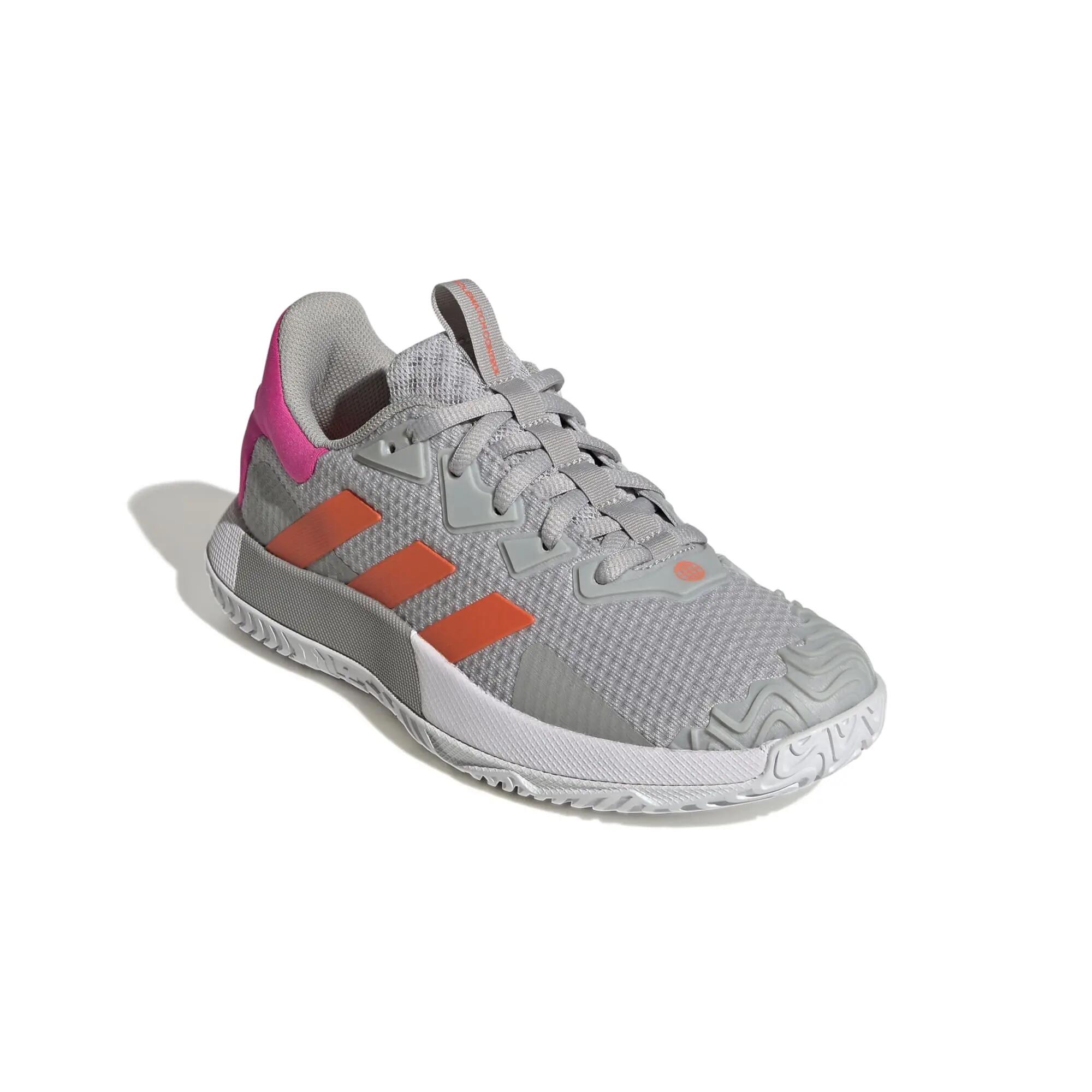 Chaussures de tennis femme adidas Solematch Control gris 3/5