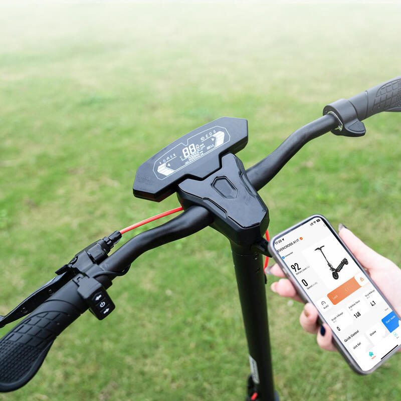 Trottinette Électrique Pliable Adulte  EVERCROSS - A1 Rouge