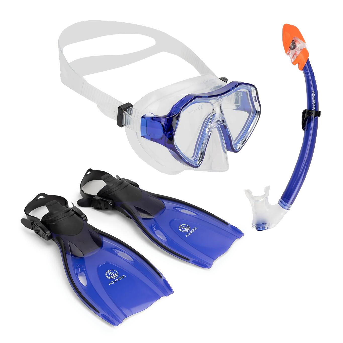 AQUASTIC AQUASTIC Shelly Kinder-Schnorchelset