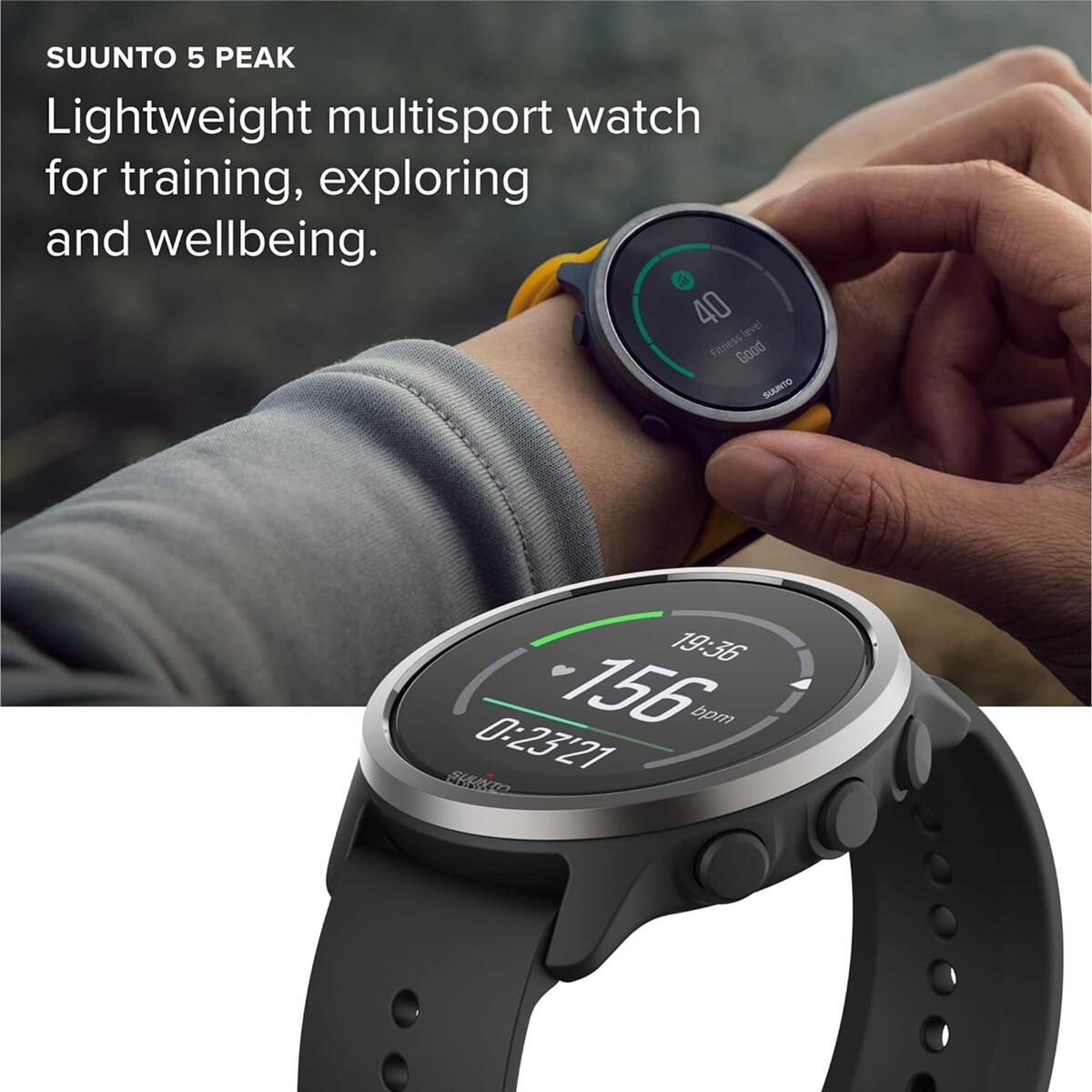 Suunto Peak Gps Sports Watch Mist Blue​