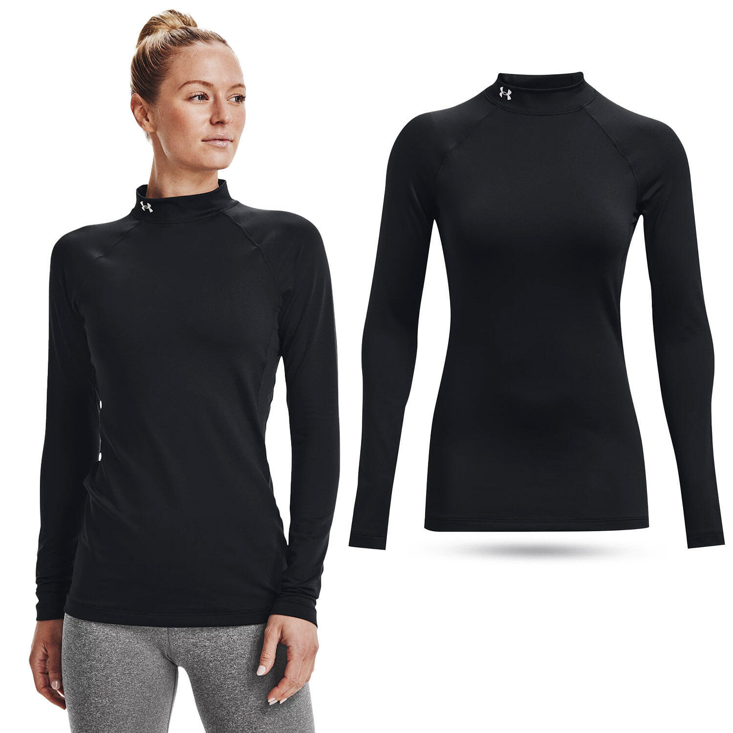Under Armour - T-shirt À Manches Longues Under Armour Modèle 1368702-001 Pour Femmes - T-shirt Manches Longues - Noir - Decathlon
