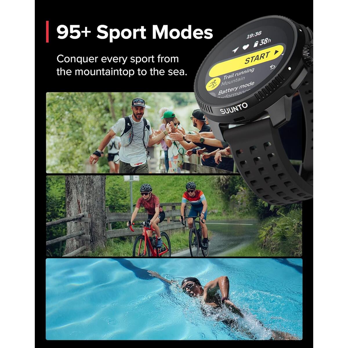 Suunto Race Gps Sports Watch Midnight