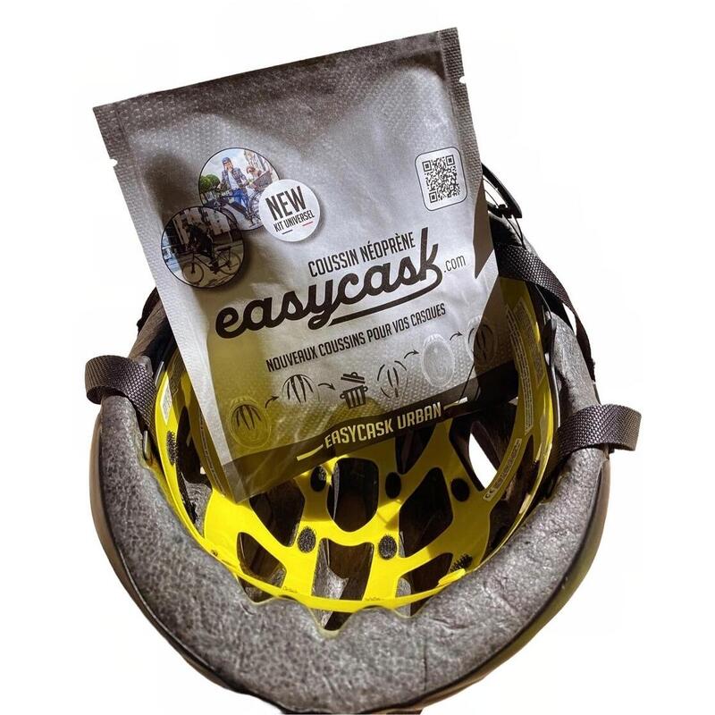 Kit Mousse Casque Vélo Universel Neopréne Confort EASYCASK URBAN