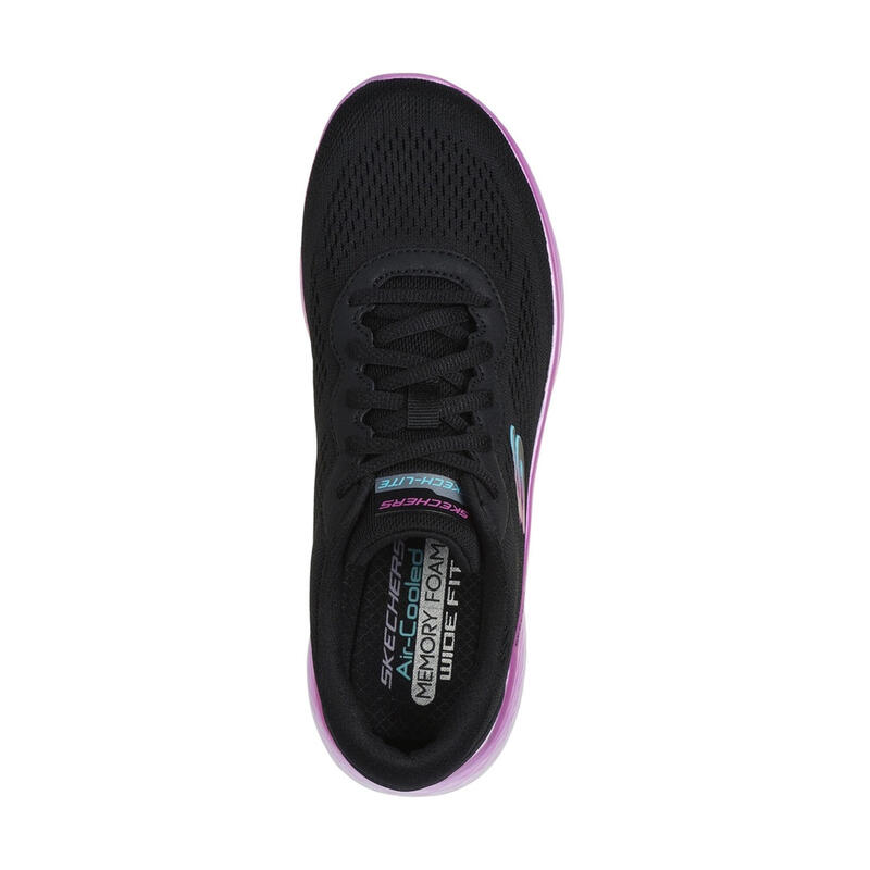 Sneaker "SkechLite ProStunning Steps" Damen Schwarz/Violett