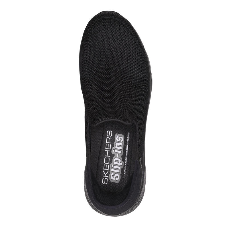 Chaussures à semelles antidérapantes Go Walk Flex pour hommes (Noir)