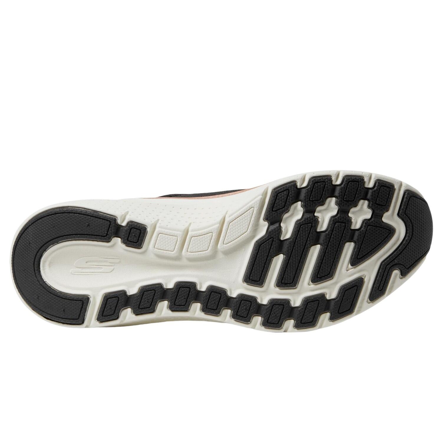 Womens/Ladies 2.0 The Distance Glow Arch Fit Shoes (Black/Rose Gold