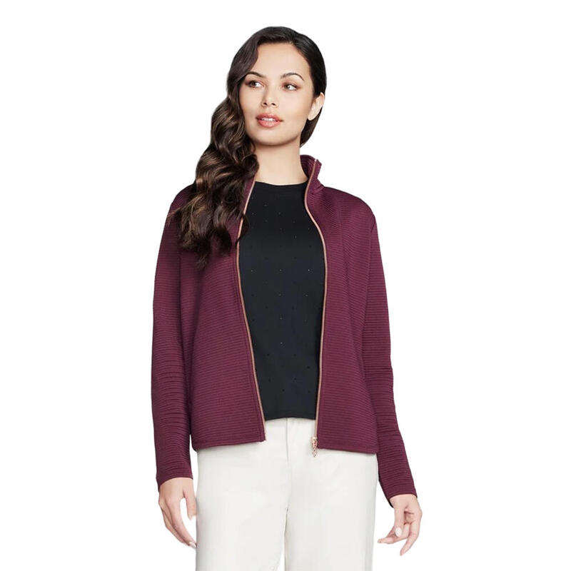 Veste GOWALK SHINE Femme (Bordeaux / Rose)