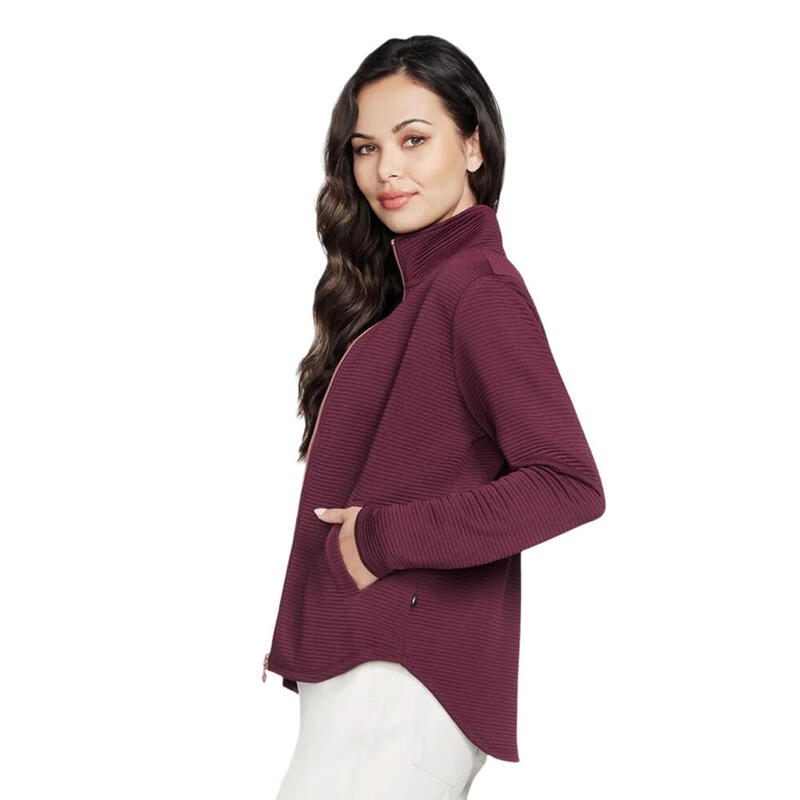 Veste GOWALK SHINE Femme (Bordeaux / Rose)