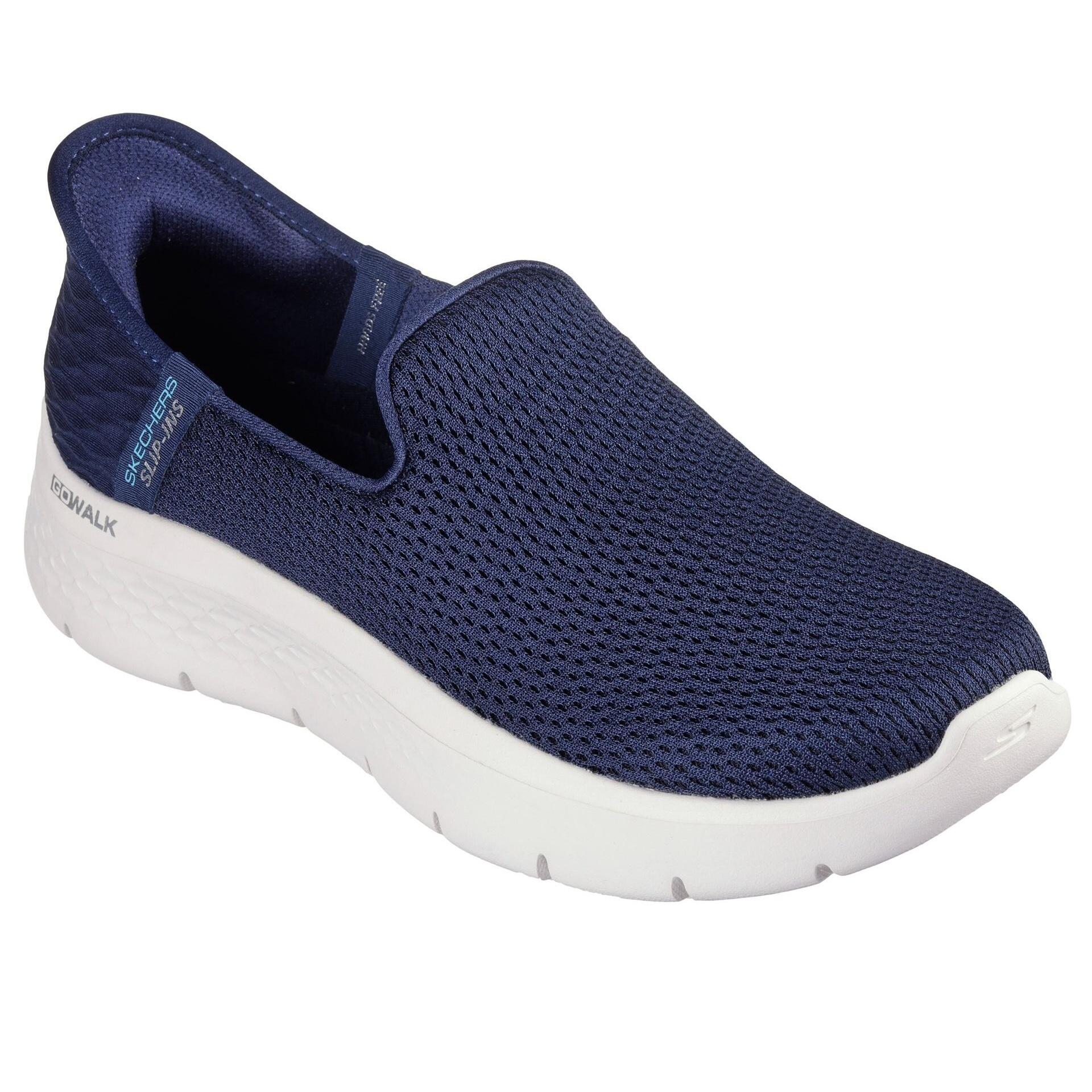 Baskets GO WALK FLEX Femme (Bleu marine / Blanc)