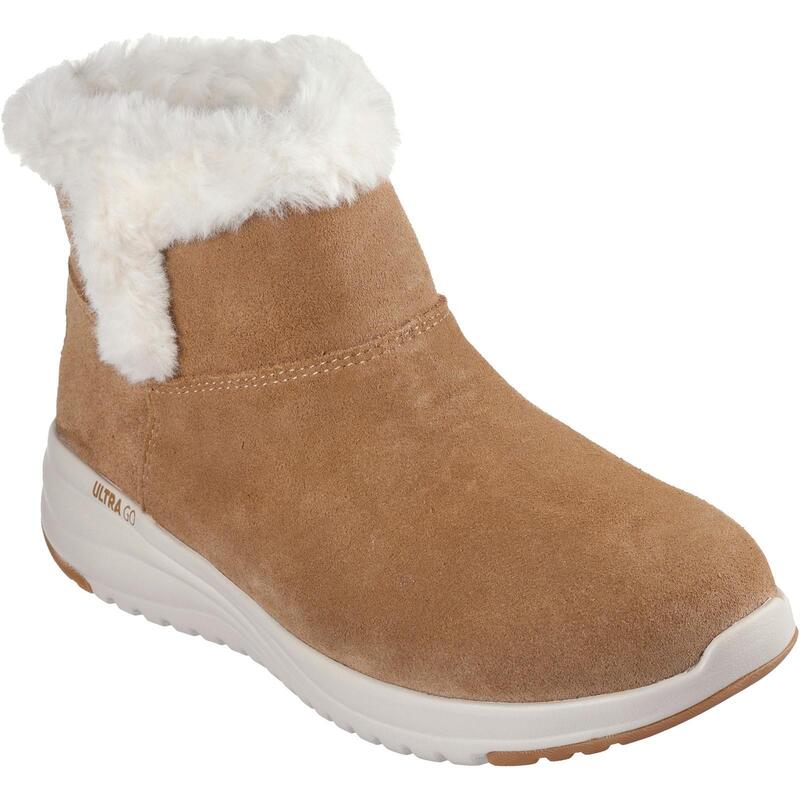 Stiefeletten "On The GO Stellar", Wildleder Damen Kastanie