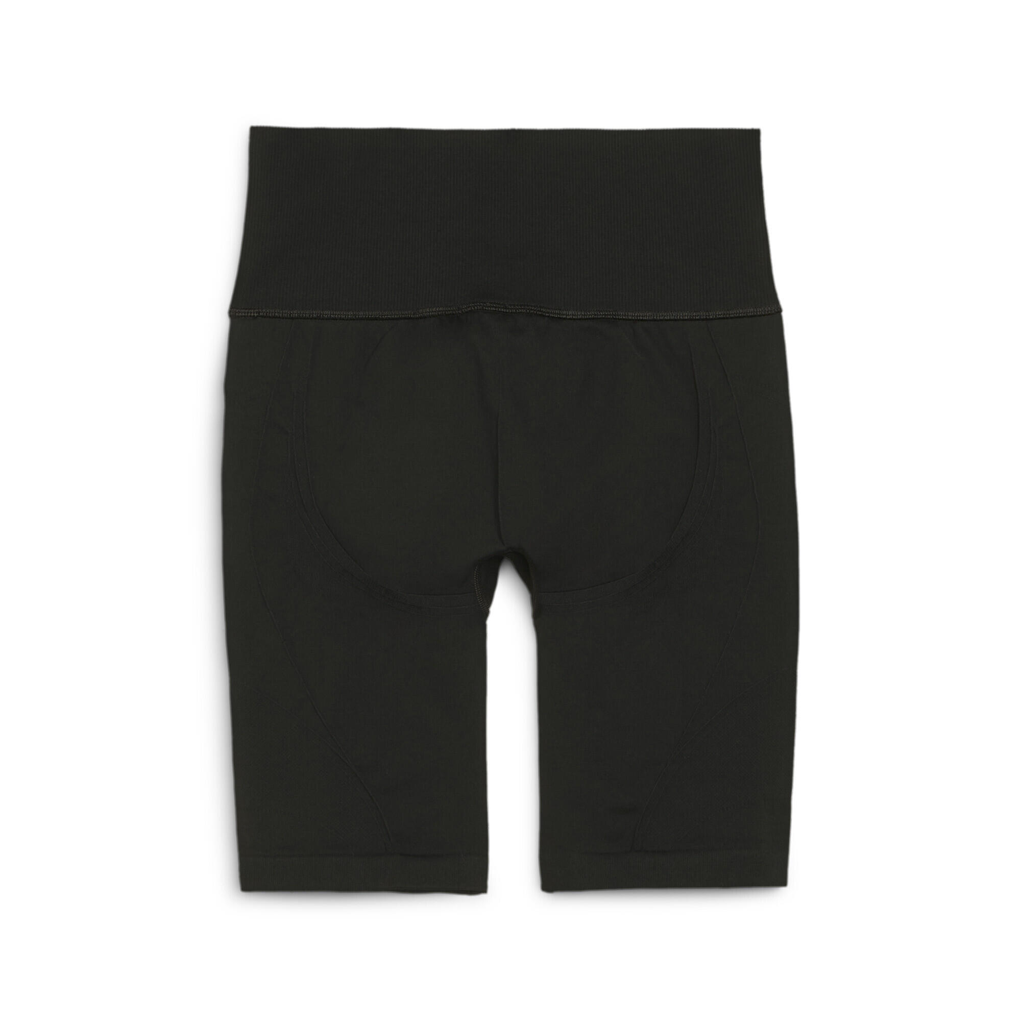 DAMSKIE, ROWEROWE SPODENKI BEZSZWOWE Z WYSOKIM STANEM SHAPELUXE PUMA Black 6/7