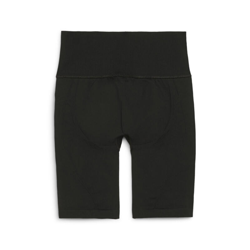 SHORTS DE MOTORISTA SIN COSTURAS DE CINTURA ALTA PARA MUJER SHAPELUXE PUMA Black