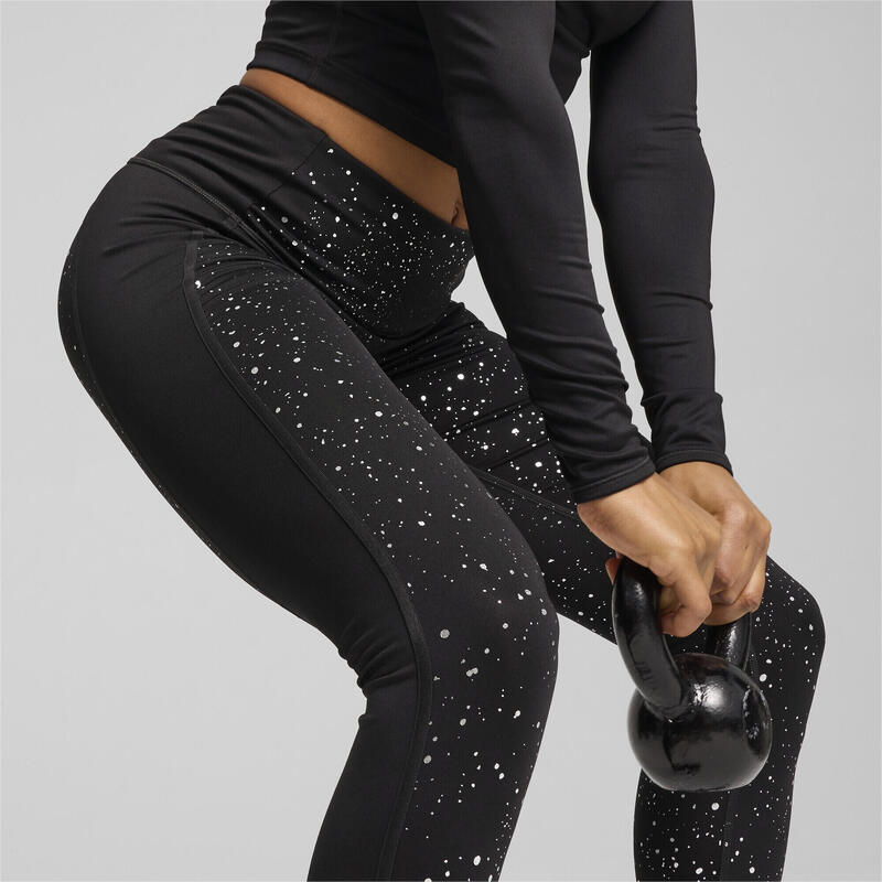 INTERGALACTIC 7/8-legging met hoge taille voor dames PUMA Black