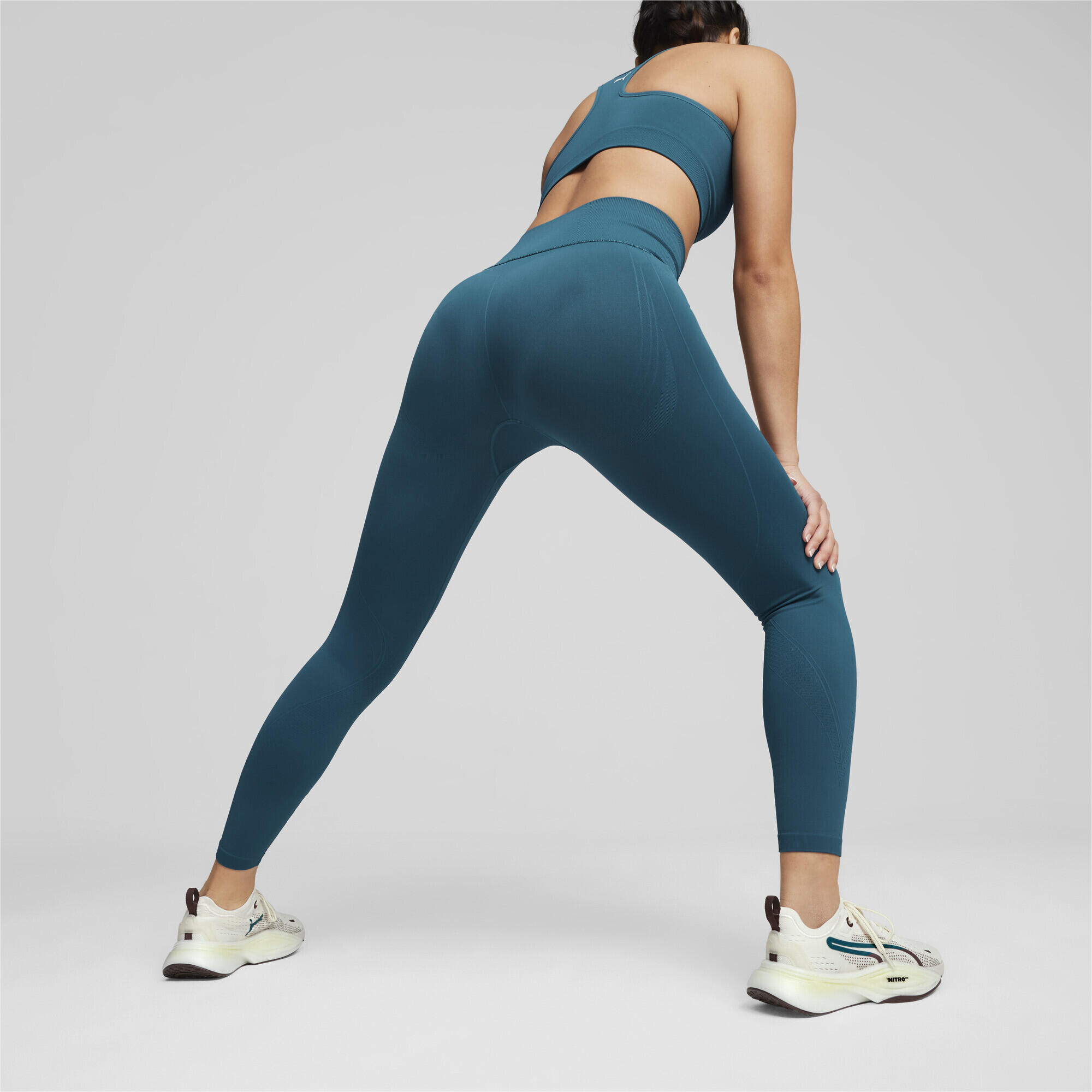 Legging sans coutures SHAPELUXE Femme PUMA Cold Green 5/6