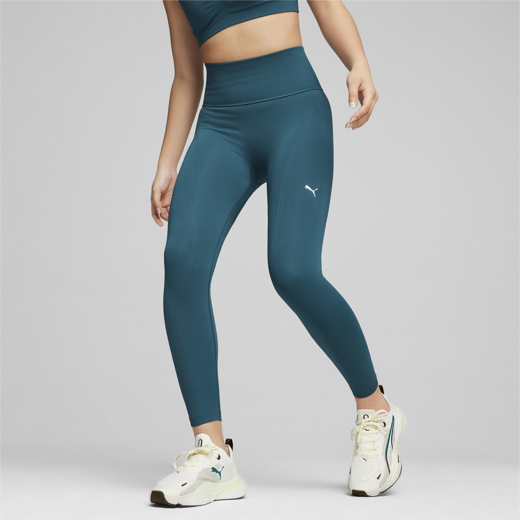 Legging sans coutures SHAPELUXE Femme PUMA Cold Green 2/6