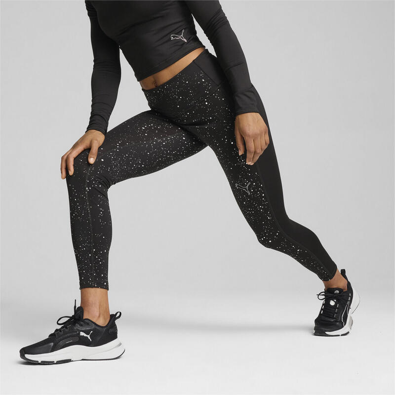 INTERGALACTIC 7/8-legging met hoge taille voor dames PUMA Black