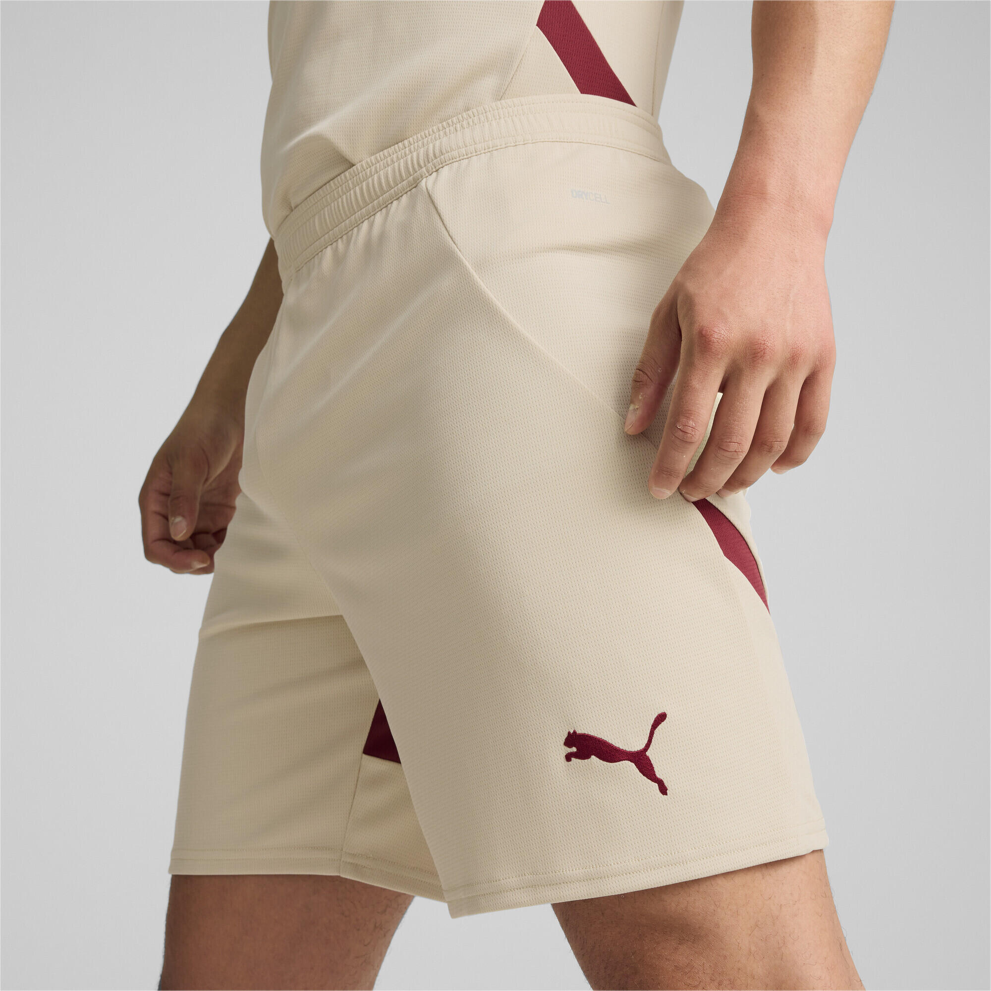FC Red Bull Salzburg 24/25 Calções Homem PUMA Granola Team Regal Red Beige 3/7