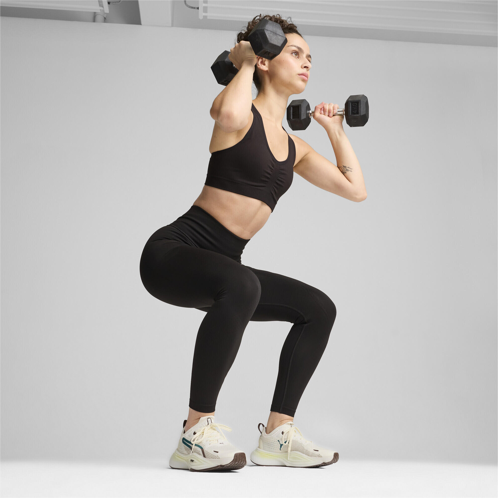 Legging sans coutures SHAPELUXE Femme PUMA Black Vapor Cat 7/7