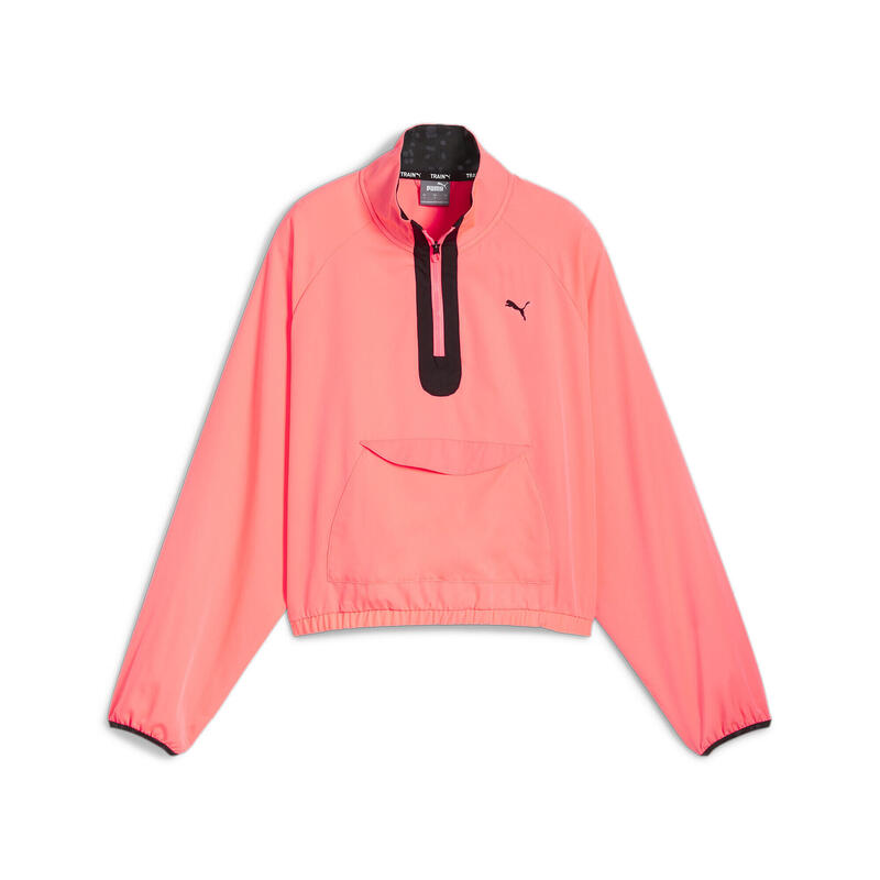 Veste semi-zippée tissée HYPERNATURAL Femme PUMA Sunset Glow Pink