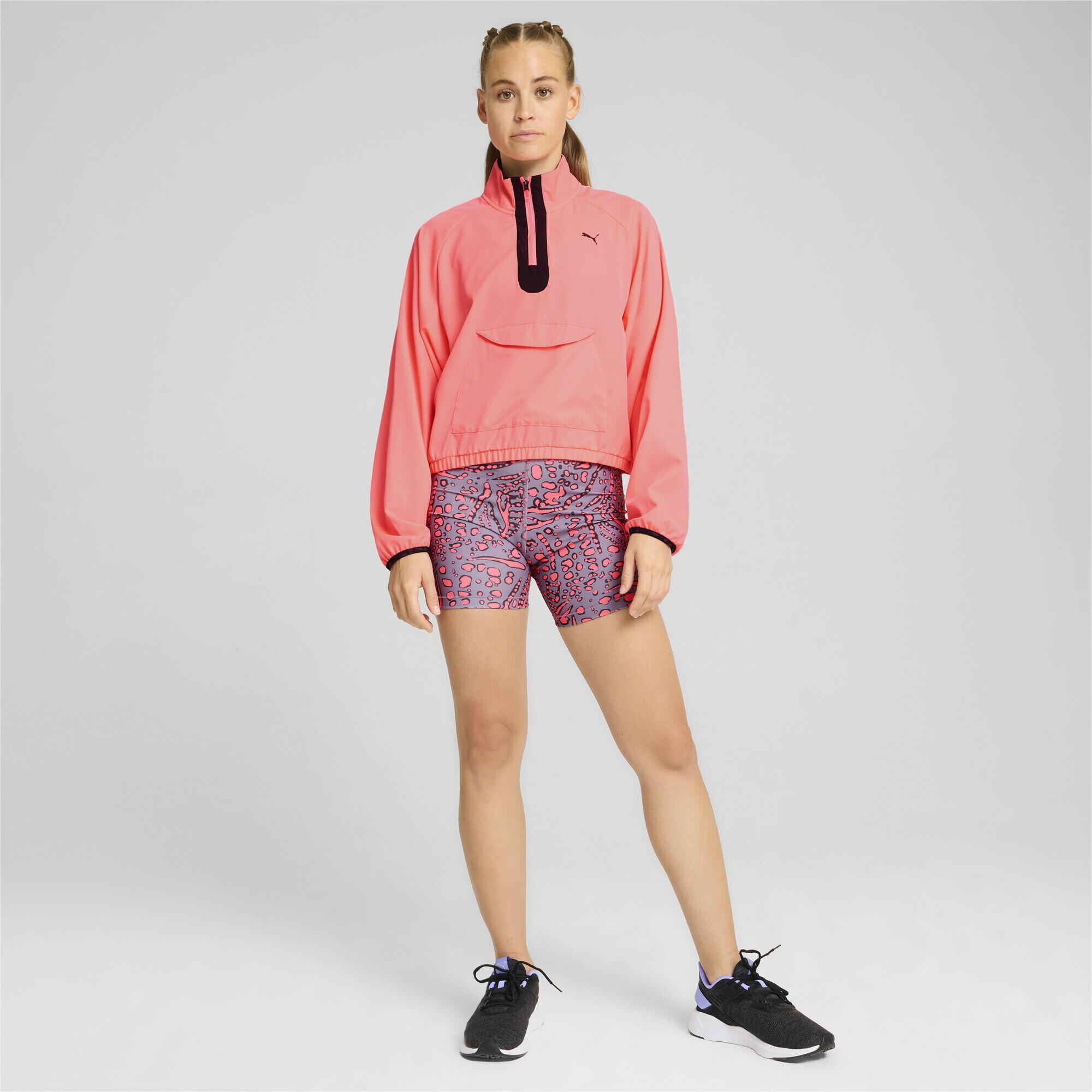 Veste semi-zippée tissée HYPERNATURAL Femme PUMA Sunset Glow Pink 4/7