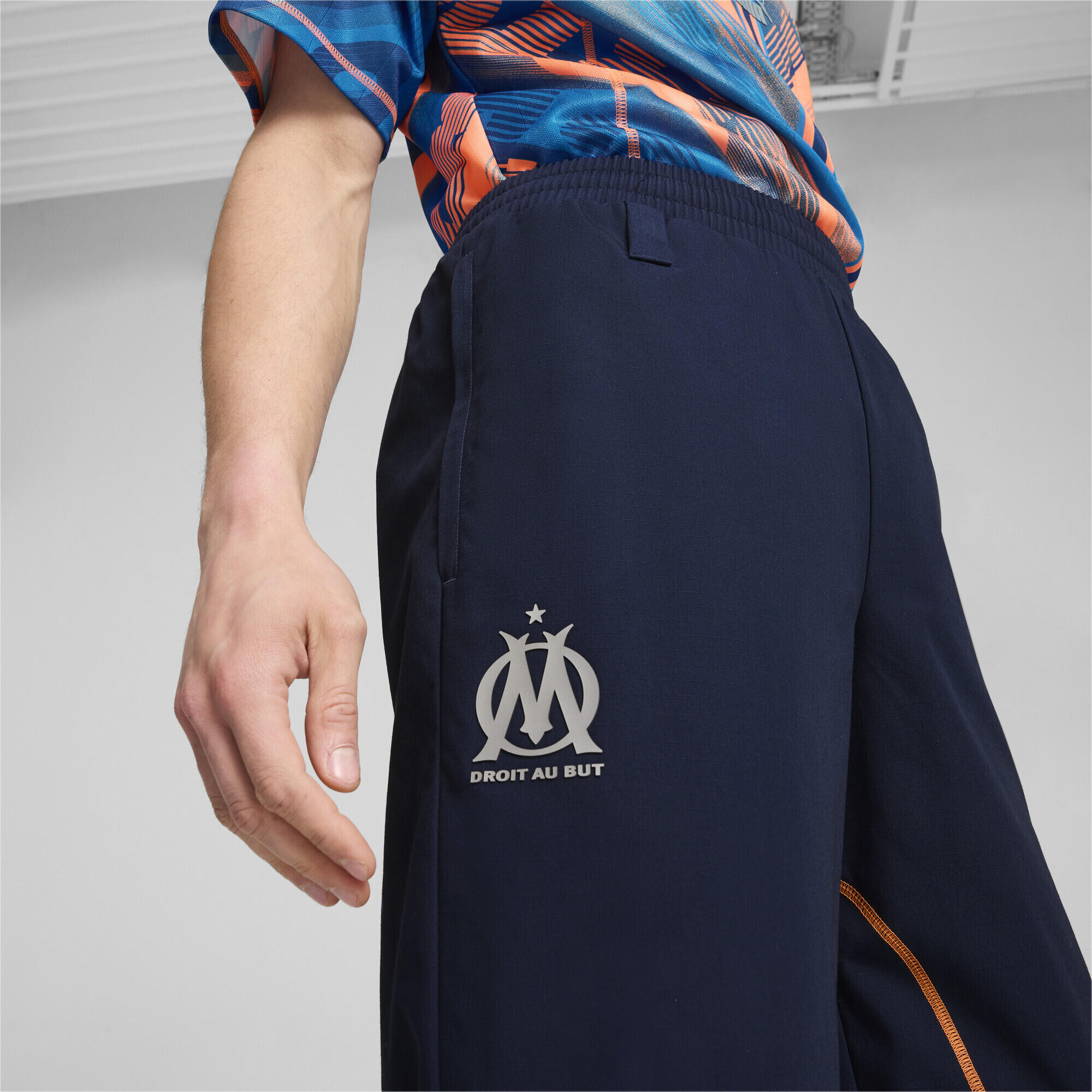 Olympique de Marseille ftblSTATEMENT Calças de treino para homem PUMA 3/7