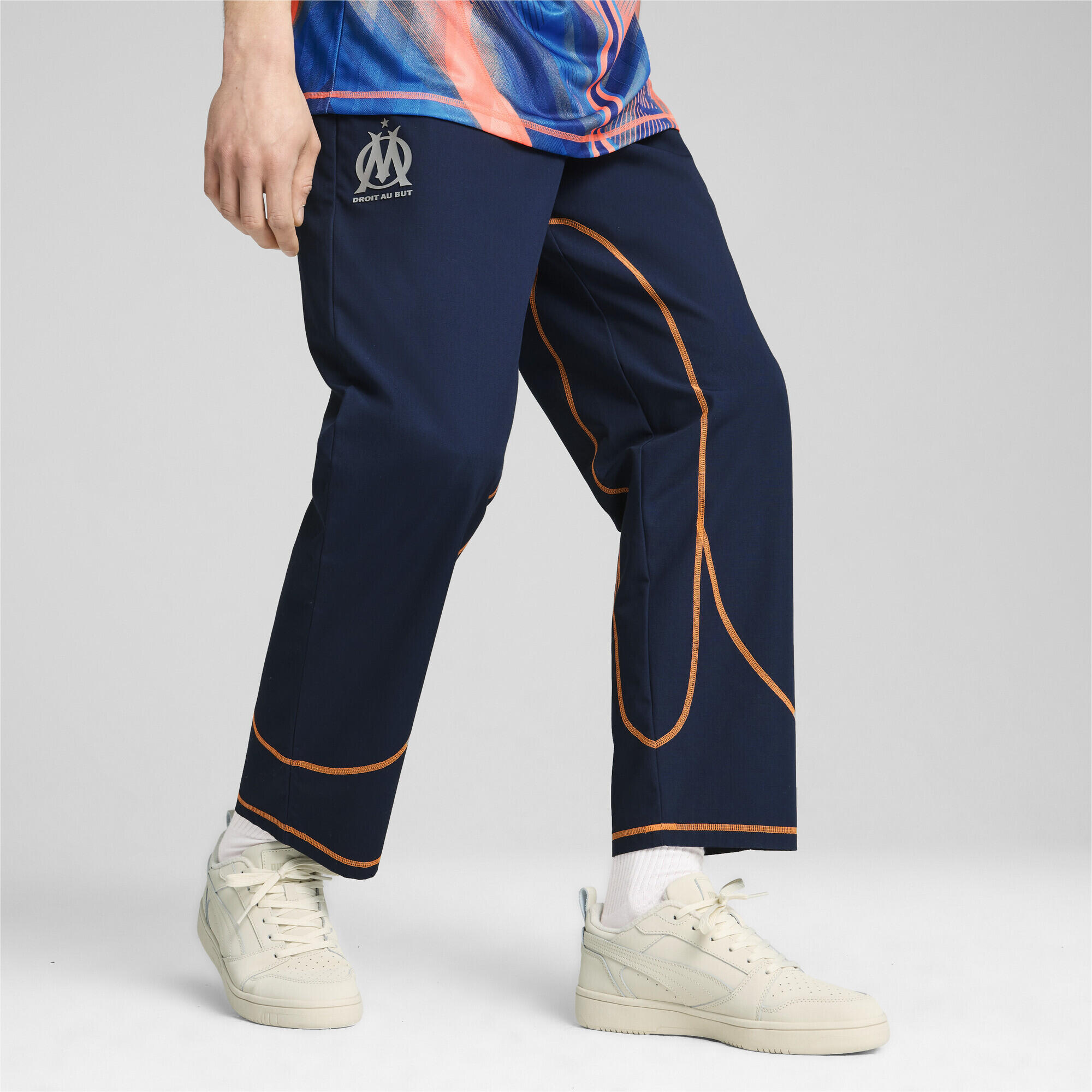Olympique de Marseille ftblSTATEMENT Calças de treino para homem PUMA 2/7
