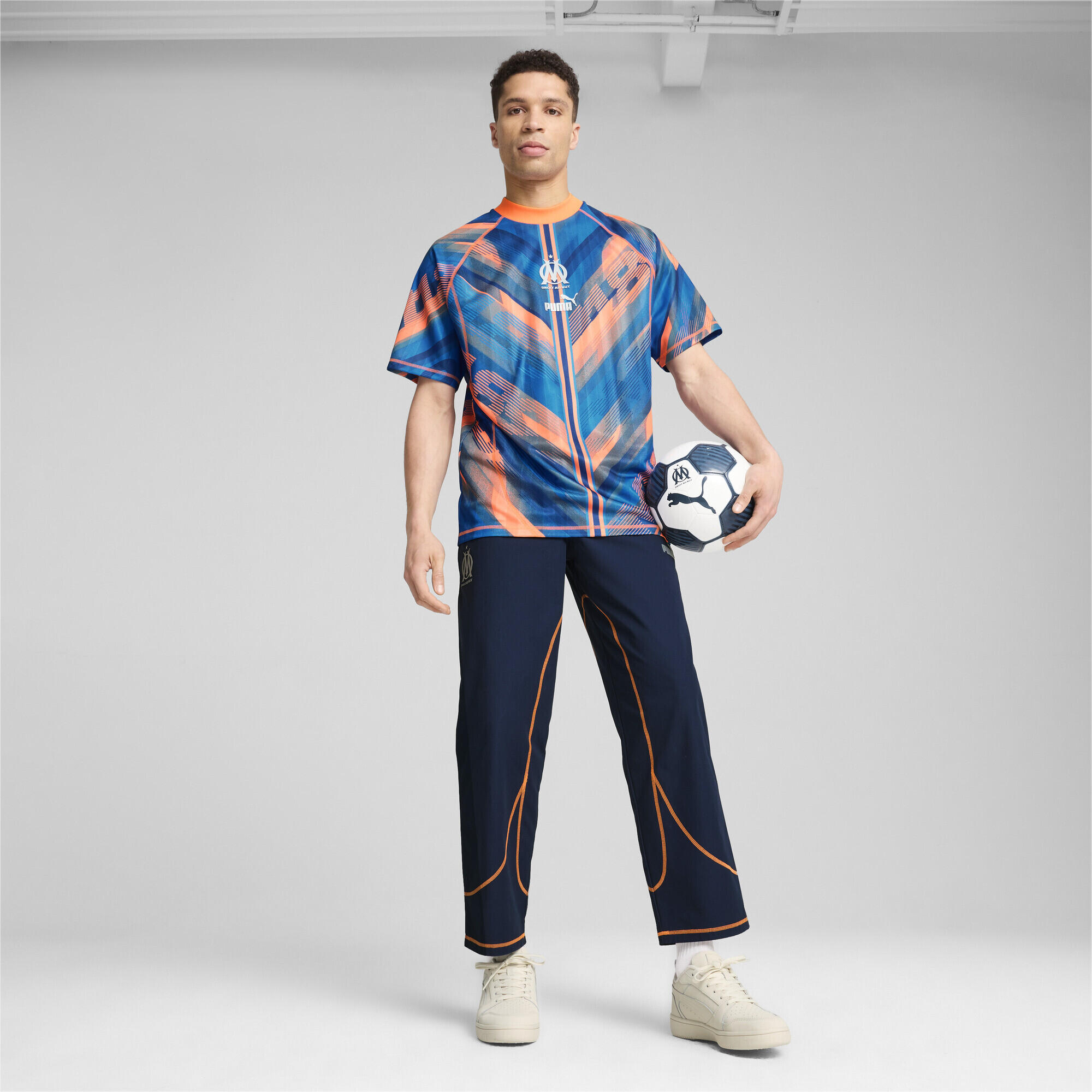 Olympique de Marseille ftblSTATEMENT Calças de treino para homem PUMA 4/7