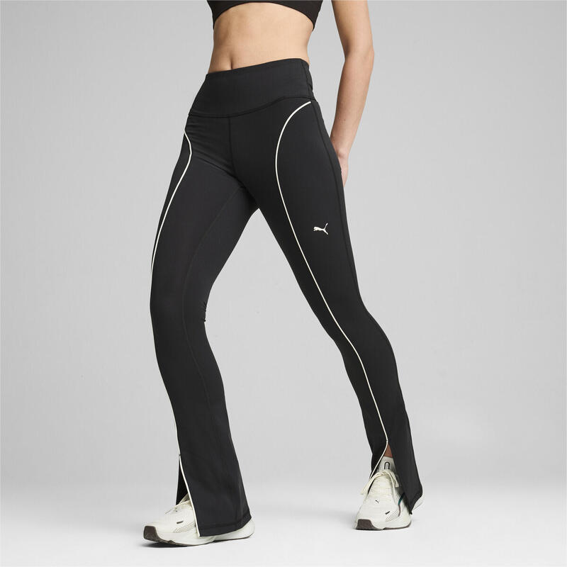 Pantalones acampanados de tiro alto CLOUDSPUN Mujer PUMA Black