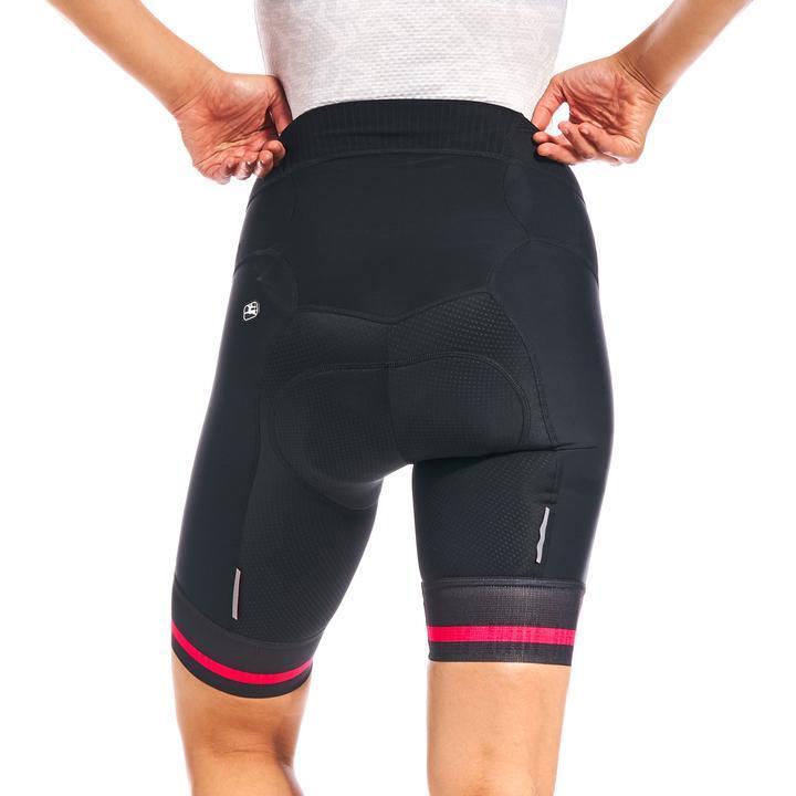 Giordana Women's FR-C Pro Waisted Shorts - Black/Pink 2/2