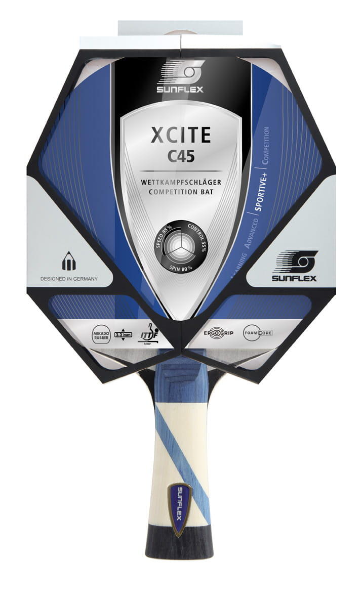 Racchetta da tennis da tavolo sunflex Xcite C45 2/7