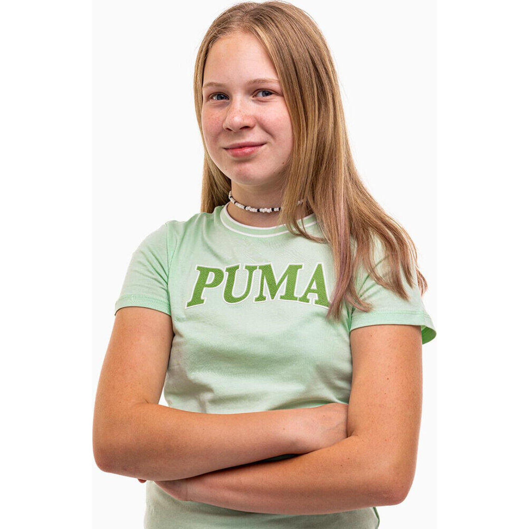 Tricou Drumeții În Natură Puma Logo Squad Copii