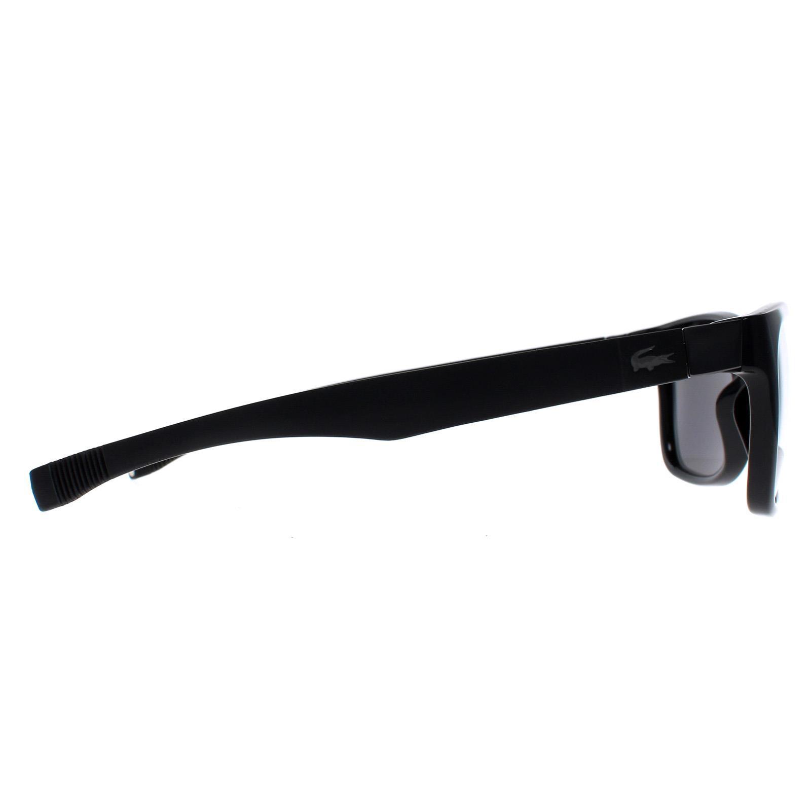 Lacoste Square Unisex Black Grey Gradient L662S 4/4
