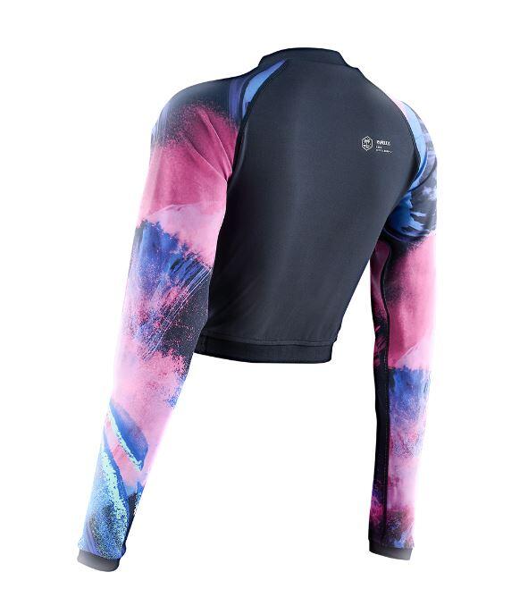 Koszulka do sportów wodnych z ochroną UV damska Aztron Rashguard Papillon 2/7