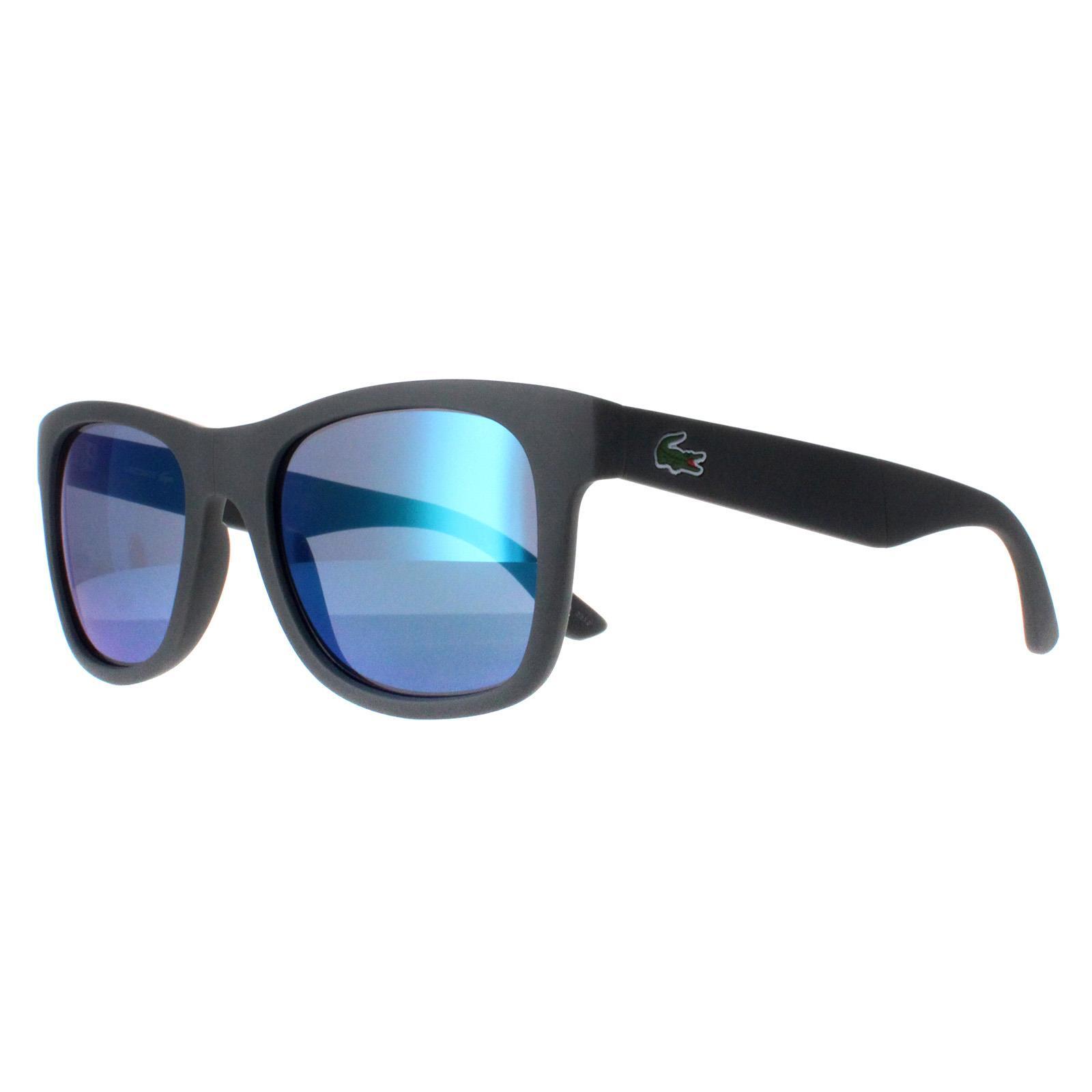 Lacoste Round Unisex Folding Matte Grey Blue L778S 2/4