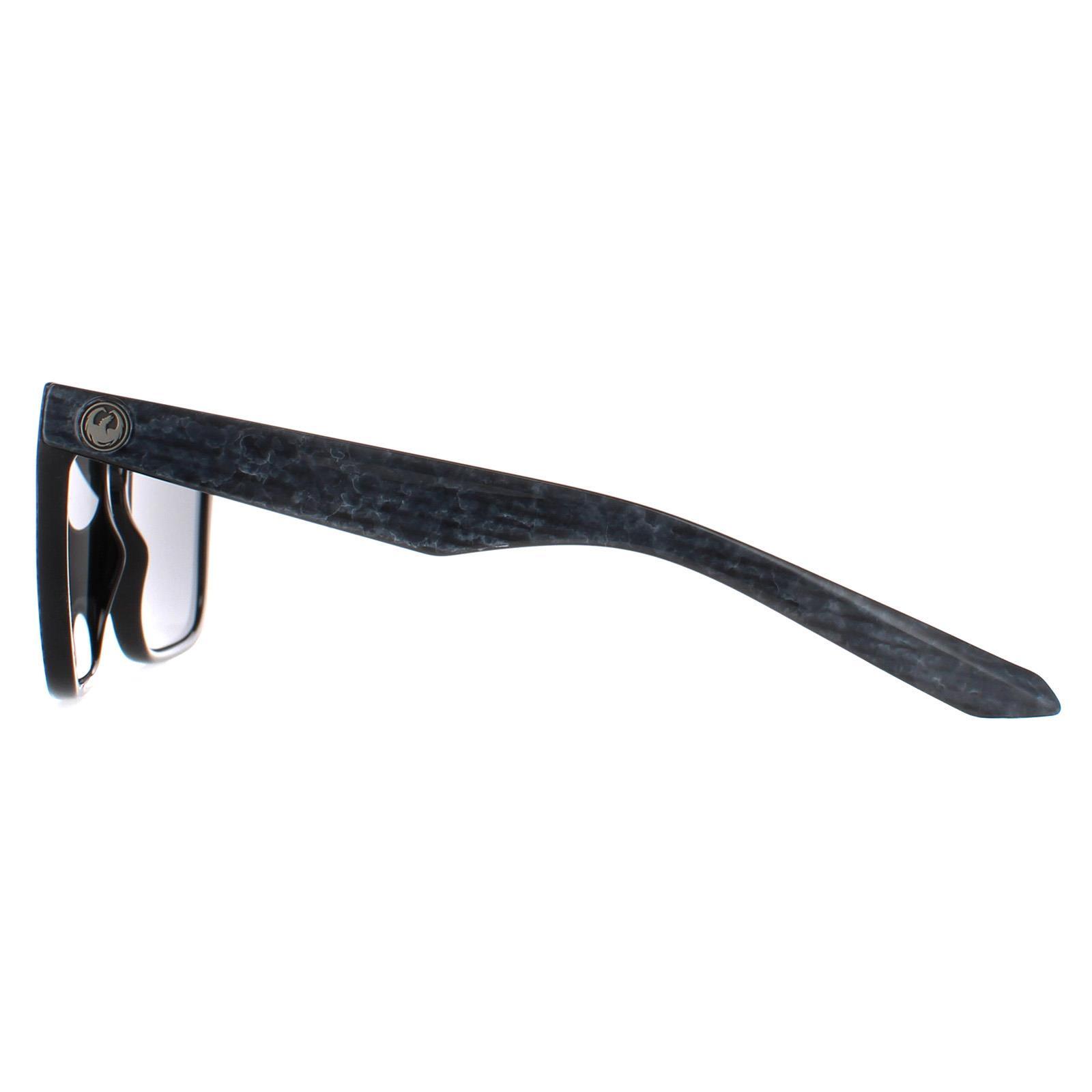 Dragon Square Mens Coal Smoke Polarized Baile 3/4
