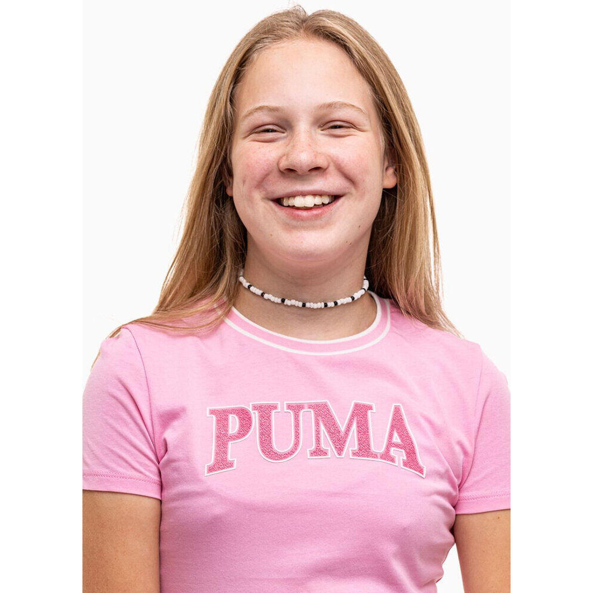 Tricou Drumeții În Natură Puma Logo Squad Copii