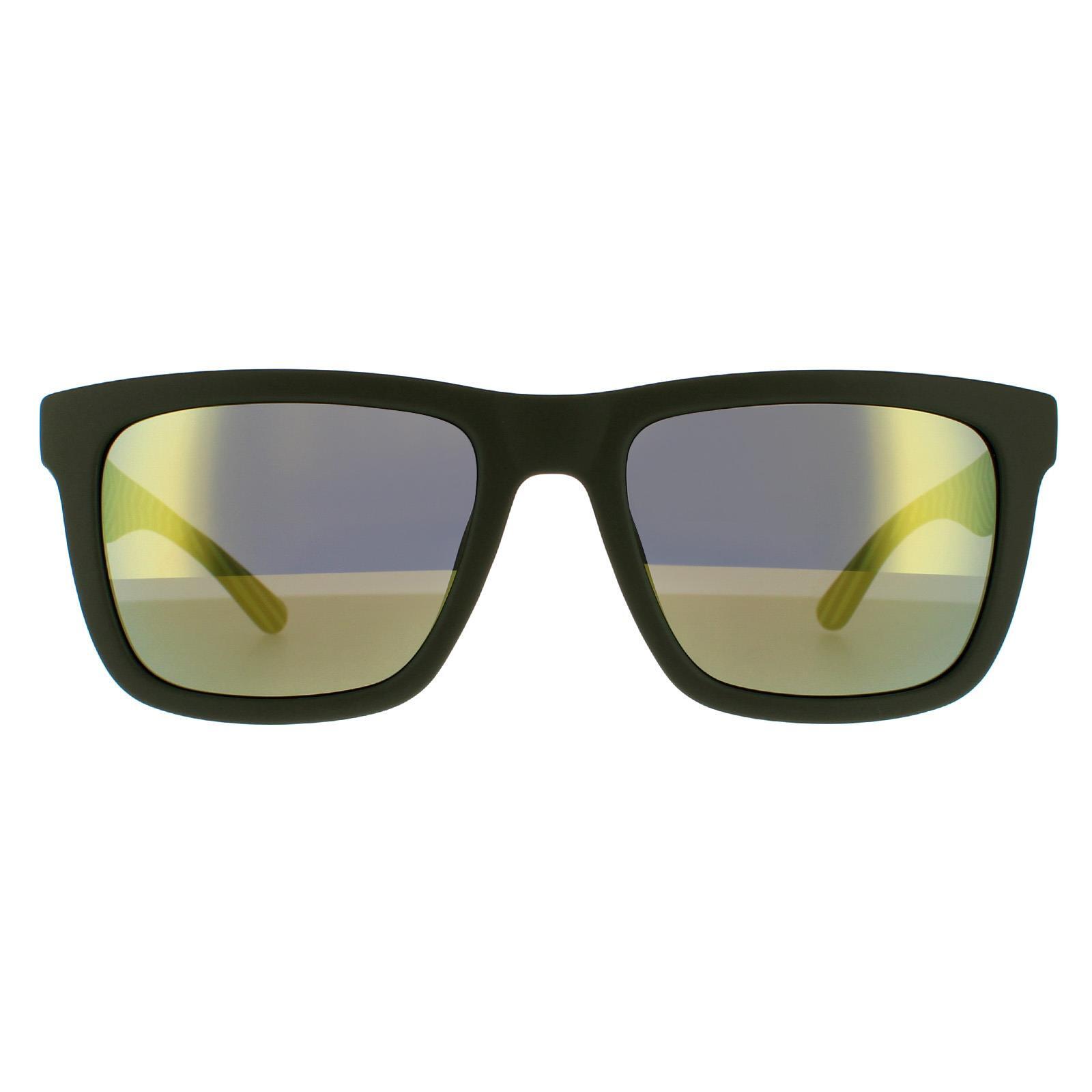 Dragon Reed XL Sunglasses - Matte Olive Fade, Plant-Based Resin, 100% UV Protection - View #9