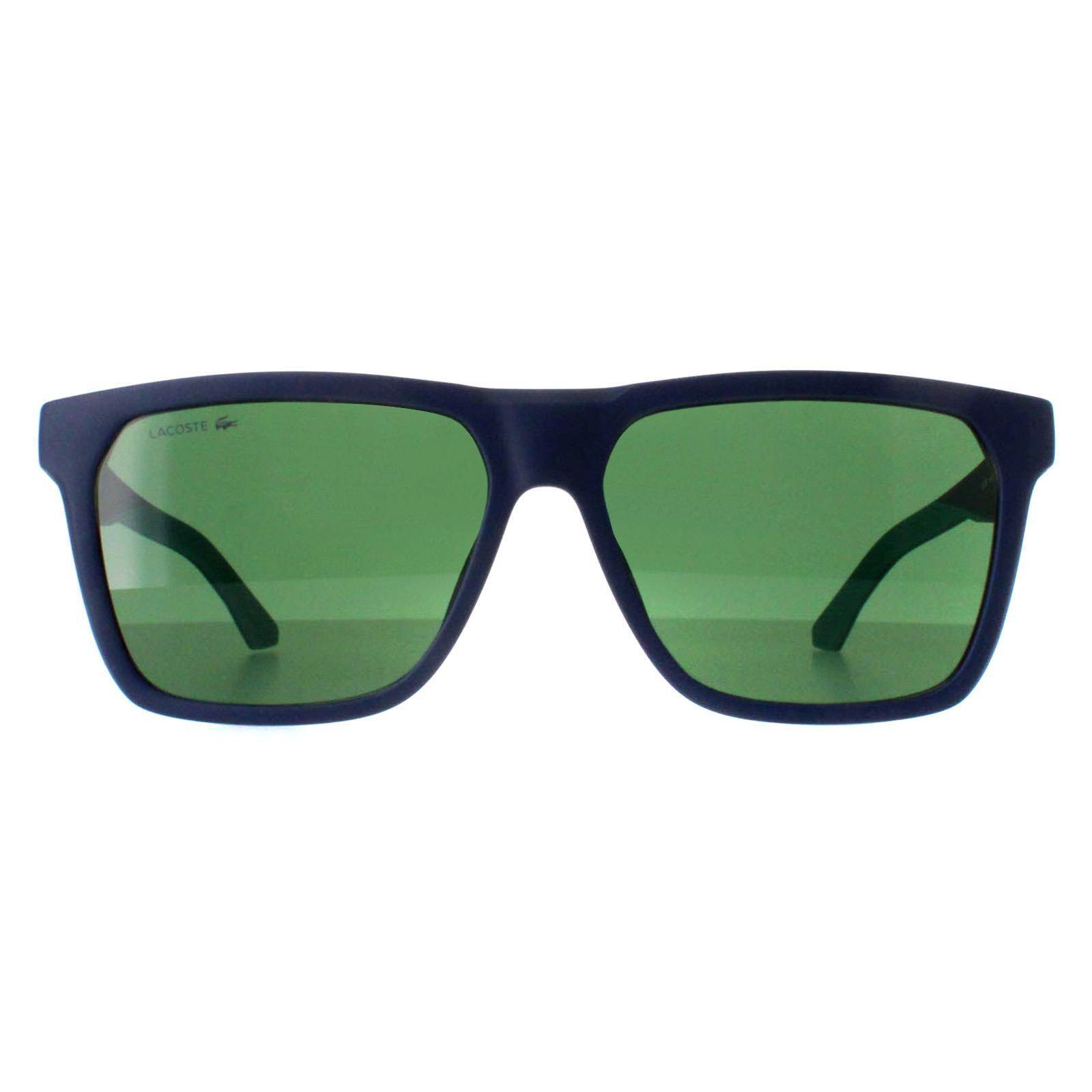 LACOSTE Lacoste Rectangle Mens Matte Blue Green L972S