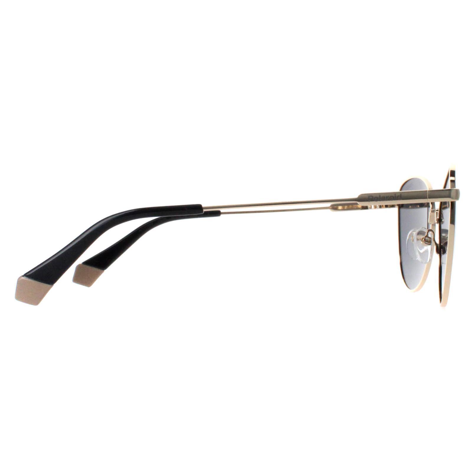 Polaroid Cat Eye Womens Gold Grey Polarized PLD 6188/S 4/4