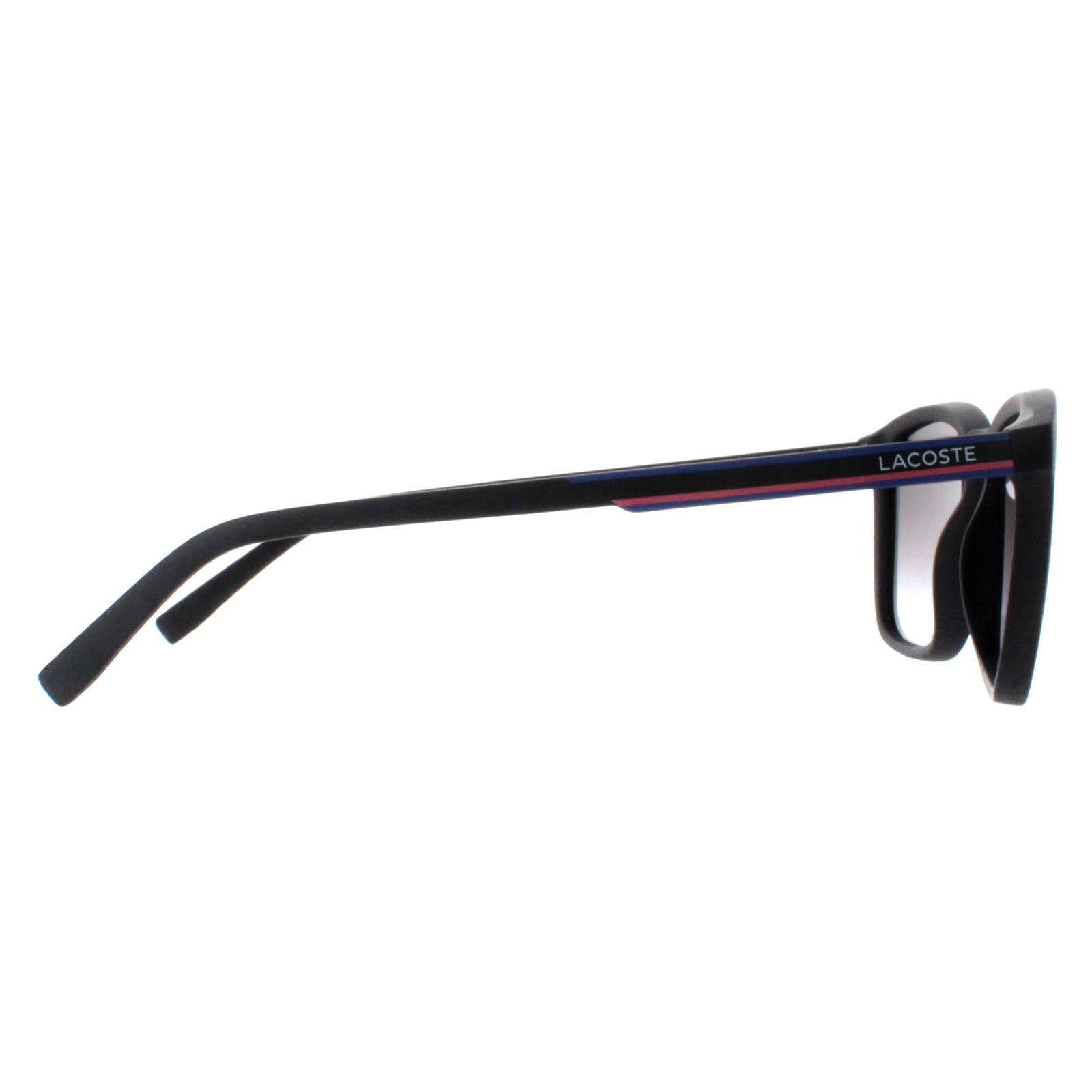 Lacoste Square Mens Matte Black Grey Gradient L947S 4/4