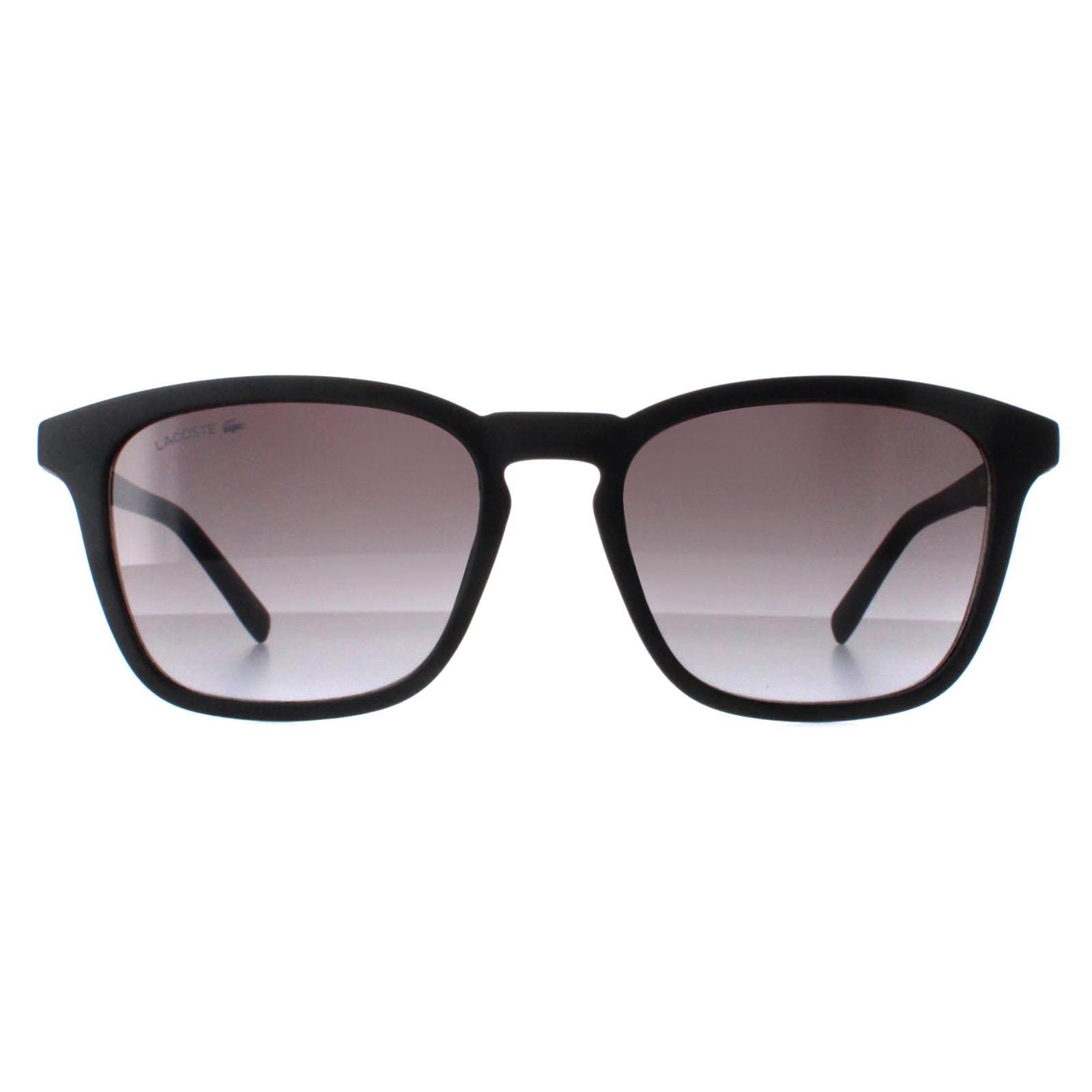 Lacoste Square Mens Matte Black Grey Gradient L947S 1/4