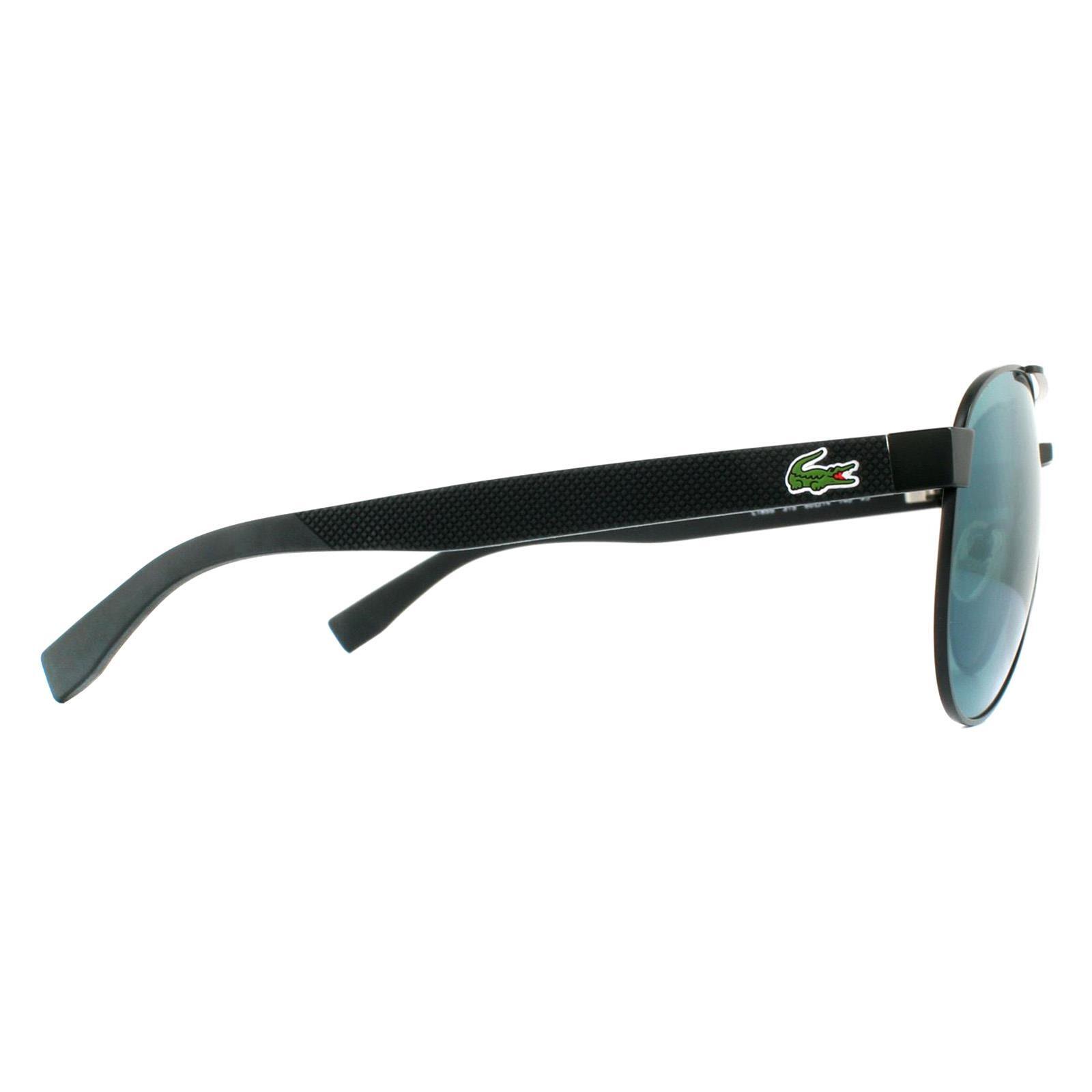 Lacoste Aviator Unisex Matte Green Green Mirror Sunglasses 4/4