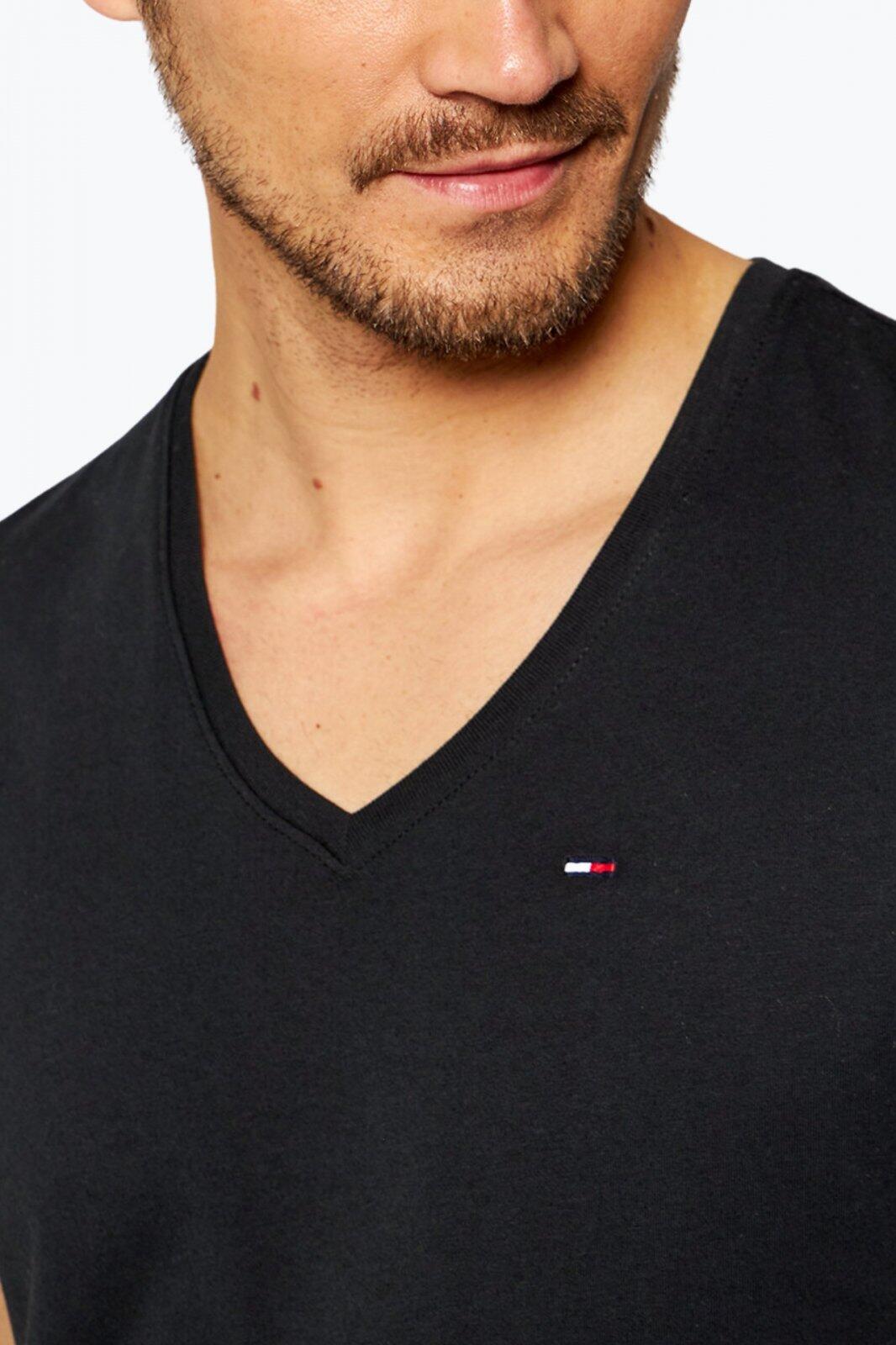 T-Shirt Noir Homme Tommy Hilfiger TJM Original Jersey 3/5
