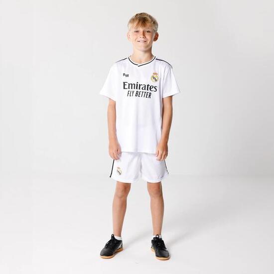 Kit de football Real Madrid domicilie 24/25 enfants - Mbappé